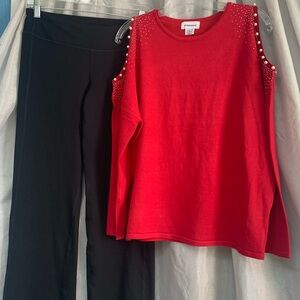 Stitch count red top combo